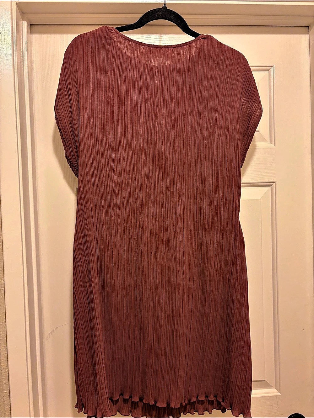 Madewell Plissé Mini Tee Dress Pink Size 10